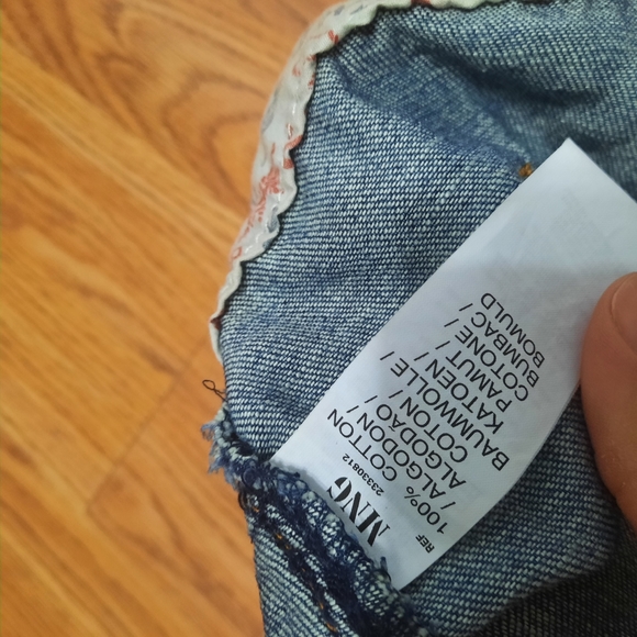 Mango Jeans Semi High Waised Jean Shorts - Picture 7 of 8